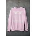 thumbnail image 5 of Old Glory Mens Valentine's Day Heart Ugly Valentine Sweater Long Sleeve Graphic Sweatshirt, 5 of 6