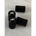 thumbnail image 4 of Morell O Mushroom Chevrolet Tire Valve Stem Caps, Alloy & Copper, Black, 4 Count, for Chevy Vehicles, 4 of 6
