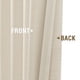 thumbnail image 4 of Cortinas jinchan de lino texturizado beige 229x228 cm 2 paneles, 4 of 7