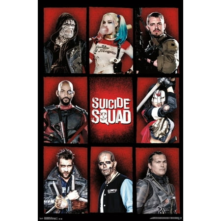 Poster -  DC Comic - Suicide Squad - Grid New Wall Art 22x34