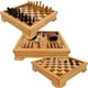 Hey! Play! Jeu de Luxe 7-en-1 - Échecs - Backgammon Etc, Brun (12-2072) – image 1 sur 4