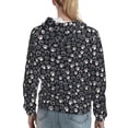 thumbnail image 7 of Xecao Dog Paw Pattern Hoodies for Women Sweatshirts Long Sleeve Sweatshirts Pullover Outfits with Pocket-Medium, 7 of 7