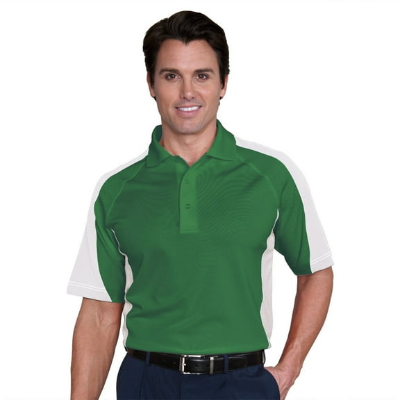 Monterey Club Men's Fairway Tour Colorblock Golf Polo Shirt #1035