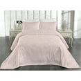 thumbnail image 2 of Ambesonne Garden Scene Quilted Bedspread Set 3 Pcs, Spring Boho Minimalist, Twin, Rose White, 2 of 4
