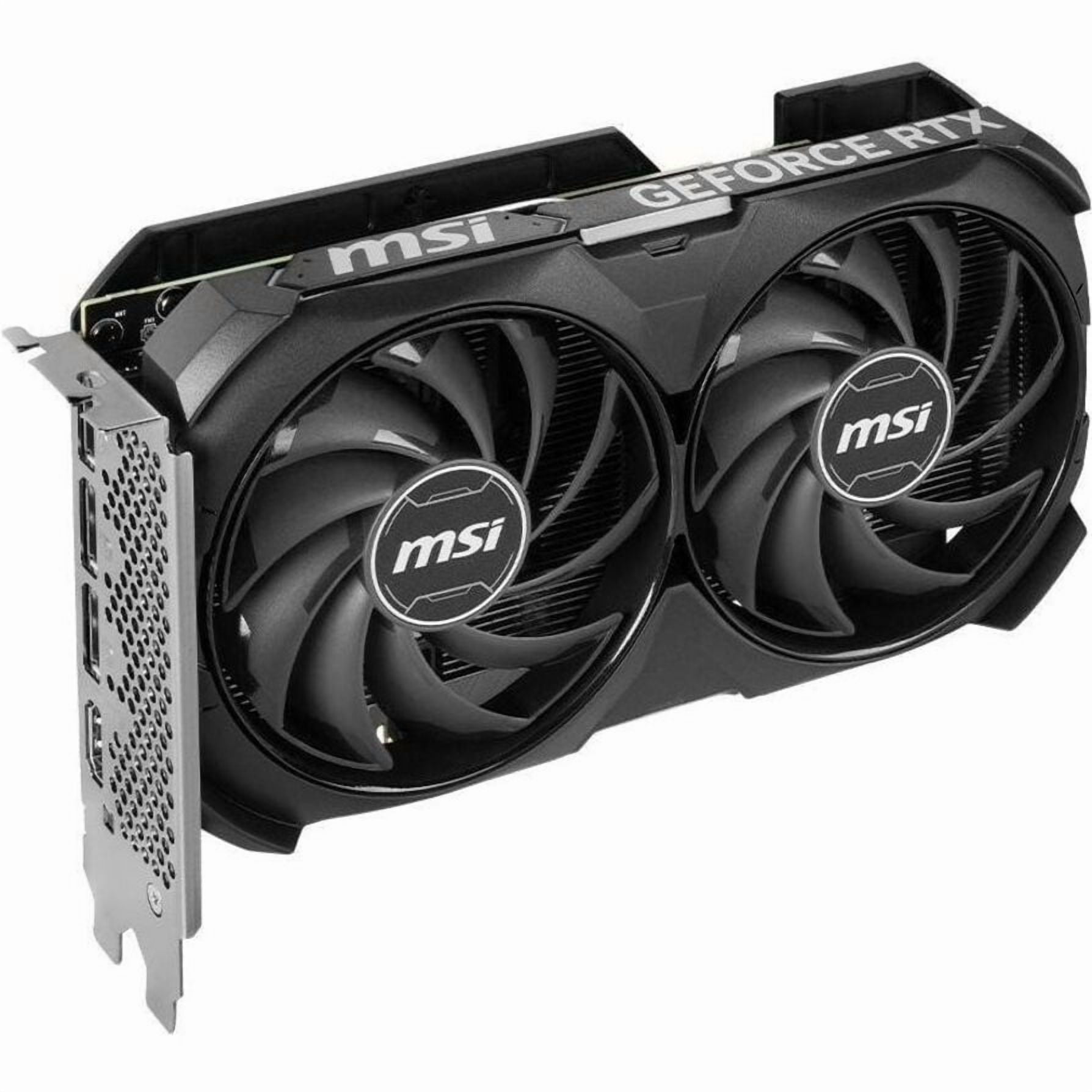 MSI Ventus GeForce RTX 4060 Ti Gaming Graphics GPU, 16GB