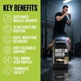 thumbnail image 6 of NutraBio Micellar Casein Protein Powder- Casein Protein Powder- Slow Digesting - Muscle Growth - Essential Amino Acids - Non-GMO - Gluten & Soy Free- 2 lbs Vanilla, 6 of 9