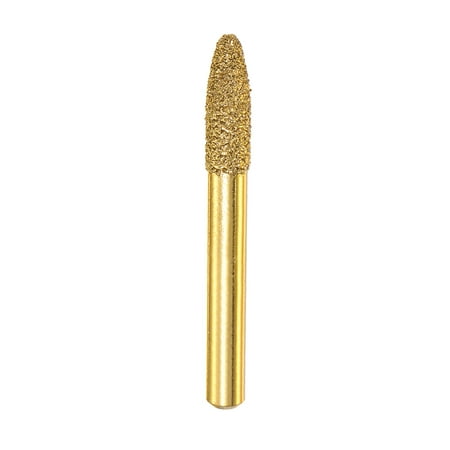 

Diamond Mounted Point 6mm Brazed Grinder Flame Head 6mm Shank Grinding Rotary Bit