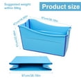 thumbnail image 2 of Large Foldable Baby Bathtub, Collapsible Toddler Bathtub for Kids and Petite Adults, Portable Bathtub with Thickened Insulation, Lightweight Foldable Baby Bath Tub for Home and Travel, 2 of 8