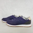 thumbnail image 1 of New Balance 501 Shoes Mens 12 Sneakers Blue Lace Up Suede Nylon Retro Design, 1 of 5