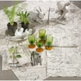 thumbnail image 2 of Saro Lifestyle Vintage Script Printed Design Fabric Placemats (Set of 4), 2 of 3