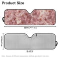 thumbnail image 3 of FUIALDOLG Pink Cherry Blossom Windshield Sun Shade for Car Off-road Vehicle SUV Truck (52.95x16.14 Inches), Sun Shade Windshield, Shades for Windows, Protector Blocks UV, Funny Car Decor, 3 of 7