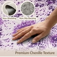 thumbnail image 6 of ODIKA 8'x10' Washable Area Rug Dye Tie Boho Cosmic Swirl Purple Gothic Ombre Galaxy for King Size Bedroom Under Bed, Master Suite, Non-Shedding, Easy Care, 6 of 7