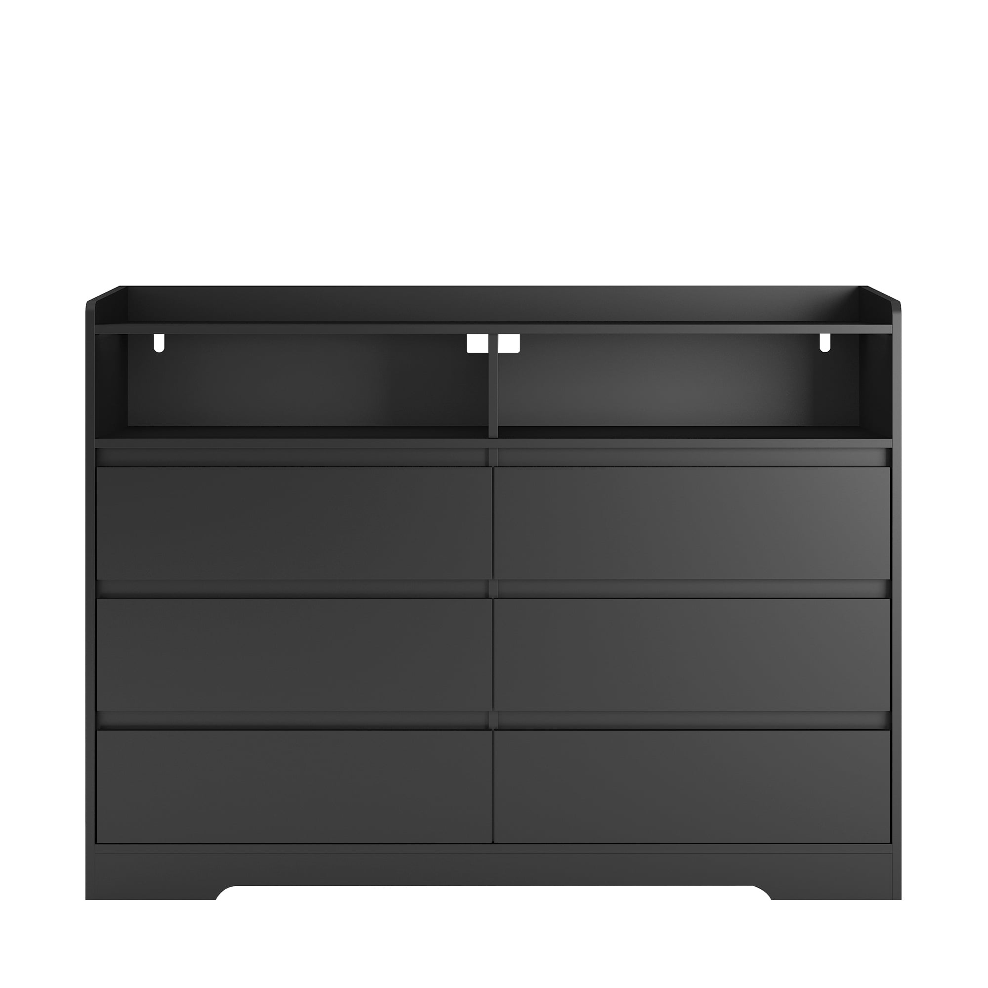Kadyn Sideboard Storage Cabinet, Chest of Drawers for Living Room, Dresser with LED Lights, Black