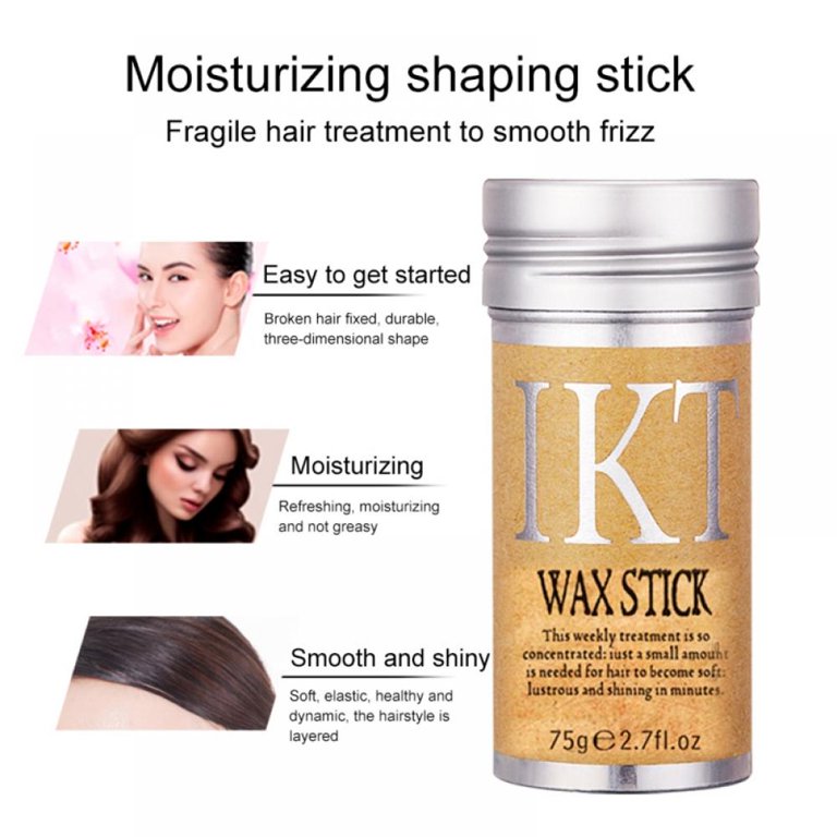 Hair Wax Stick, Hair Wax Stick for Wigs, Scented Wax Sticks, Strong Hold  Non-greasy Styling Hair Pomade Stick
