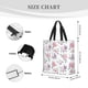 thumbnail image 3 of Easygdp Rose Flower B Bolsa Tote para Mujer, Bolso de Hombro para Trabajo, Playa, Viajes, Compras y Supermercado, 3 of 7