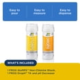 thumbnail image 3 of FROG StoMPS Non-Chlorine Shock Oxidizer & DropH pH and Total Alkalinity Decreaser for Hot Tubs and Swim Spas - 2 & 3 lb Bottles with TruDose Measuring Caps for Easy Maintenance & Balancing, 3 of 7