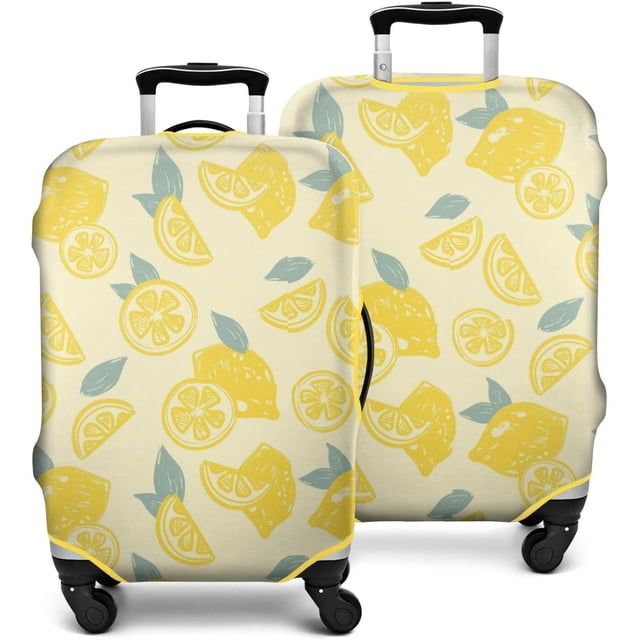 Travel Luggage Cover Suitcase Protector Fits 18-32 Inch Luggage Wheel Covers Patterned Travel Related Items Flower Luggage Protector Elastic Luggage Anti-scratch Suitcase Cover M