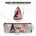 thumbnail image 4 of Naloa Cute Santa Print Leather Pencil Case - Portable Big Capacity Pencil Pouch Organizer Bag Stationery Bag for Work & Office Pencil Pen Case, 4 of 5