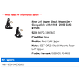 thumbnail image 2 of Rear Left Upper Shock Mount Set - Compatible with 1988 - 2000 GMC K2500 1989 1990 1991 1992 1993 1994 1995 1996 1997 1998 1999, 2 of 2