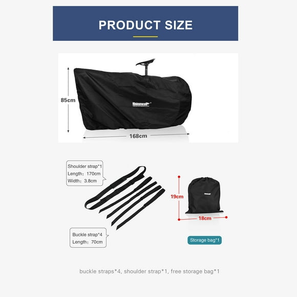 Rhinowalk Bike Carry Pouch,Bike Carry 26-27.5 Inch Portable Bike Mtb 700c Inch Portable Bike Huiop Carry Pouch Mountain Siuke
