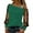 E624 Dark Green, variant on Gbsyewxs Womens Tops One Shoulder Short Sleeve Solid Color Soft Summer T Shirts For Women Black