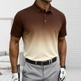 thumbnail image 2 of AKOEE Men's Golf Shirts Moisture Wicking Performance Polos Short Sleeve Collared Summer Casual Quick Dry Tops, 2 of 5