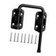 thumbnail image 2 of Luzkey Sliding Bolt Gate Latch Hardware Replacement Non Perforated Easy to Use Buckle Door Latch Lock for Window Patio Garage Home Balcony Black, 2 of 8
