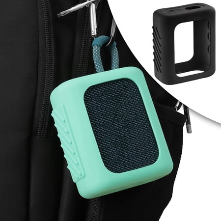 Speaker Silicone Case with Carabiner Soft Removable Dustproof ive Speaker Speaker Accessories