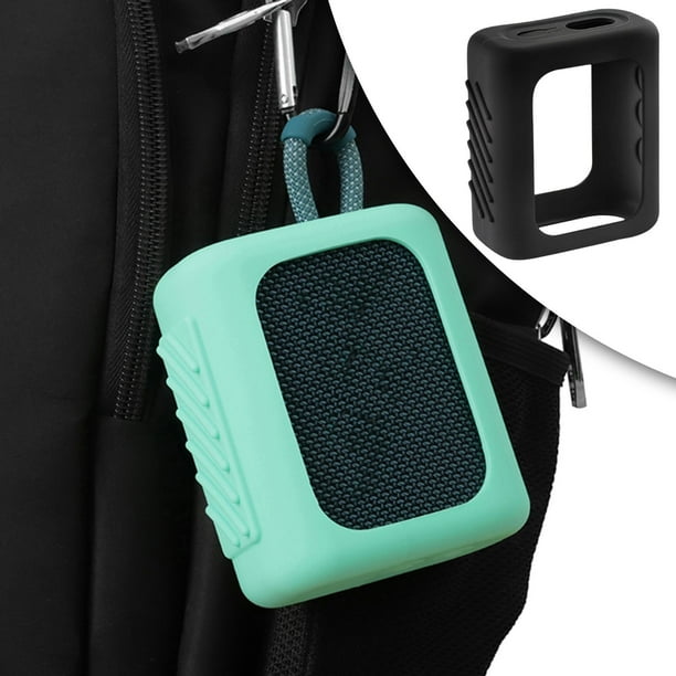 Funda de silicona para altavoz Bluetooth Hugo Estuche de silicona Negro