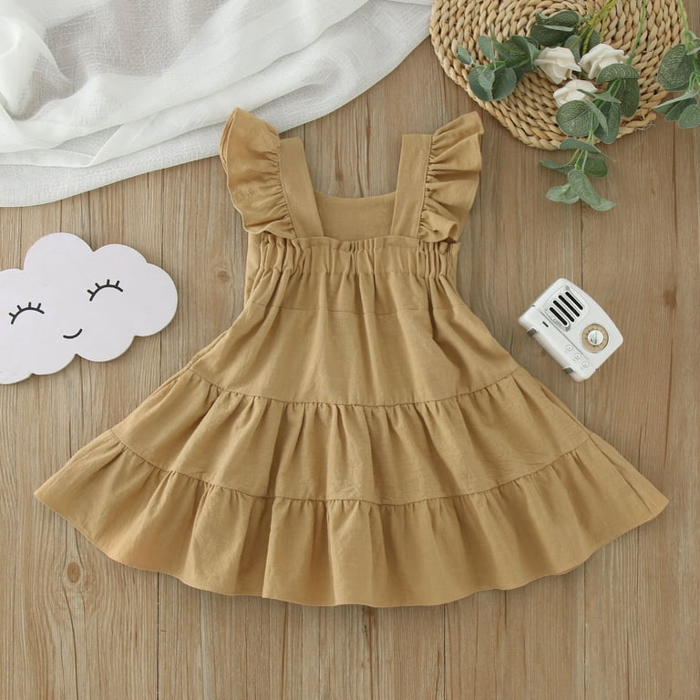 RIJOPUTY Black Dress for Girls Plaid Dress New Born Clothes Baby