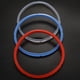 thumbnail image 2 of Anillo de sellado de silicona para accesorios de ollas a presión, rojo, azul y blanco transparente común, paquete de 12, 2 of 8