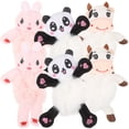 thumbnail image 3 of 6 Pcs Attaches de Poils d'Animaux Mignons en Peluche Élastiques pour Fille, 3 of 9