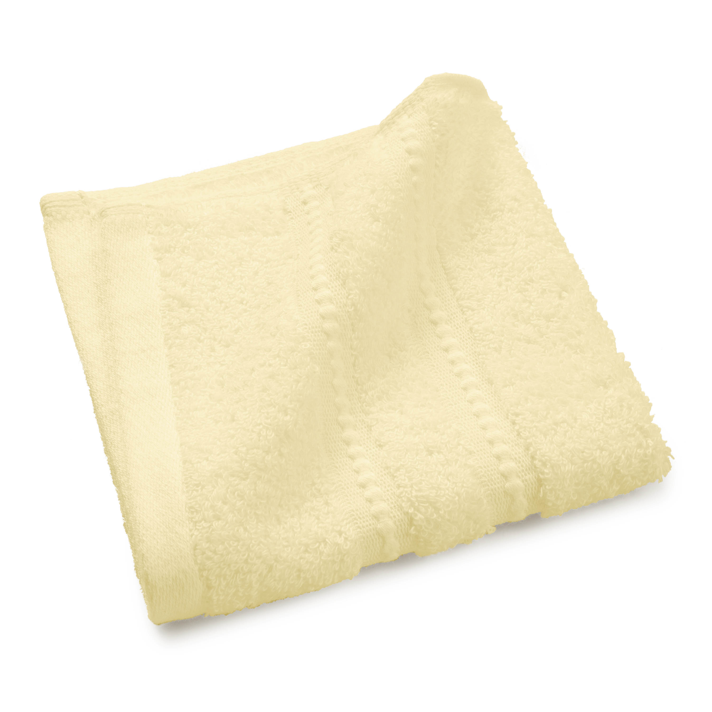 Martex Color Solutions Yellow Wash Cloths 6 Pack