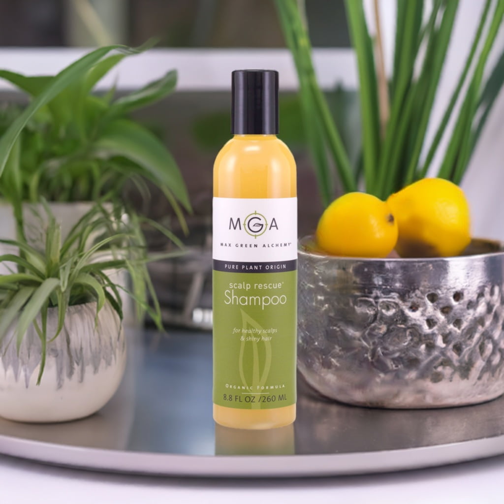 Scalp Rescue Shampoo ( 8.8 fl oz Bottle), Hydrating, Unisex, All Hair Types : Max Green Alchemy