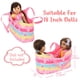 thumbnail image 5 of Set de accesorios para muñecas Ecore Fun de 18 pulgadas con cesta de almacenamiento, 5 of 9