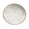 thumbnail image 1 of Luzkey Steaming Plate Dumpling Plates Tray Soup Pot Rack Multifunction Food Steaming Dish Vegetable Steamer Dish for Dumplings Meats 26cm, 1 of 8