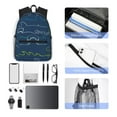 thumbnail image 6 of Gaeub Shark School Backpack Waterproof Bookbag for Men Women College High School Bags, 6 of 8