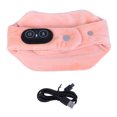 thumbnail image 2 of Massage Electric Heated Neck Wrap 3 Levels Temperature Control Vibrating Massage Velvet Carbon Fiber Neck Protector USB Powered, 2 of 7