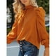 thumbnail image 4 of Tops de Manga Larga con Cuello Alto para Mujer Blusa Elegante Suelta Informal Tops ANGGREK Otros, 4 of 6