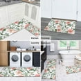 thumbnail image 5 of Pioneer Flower Floral Print Pattern Kitchen Rugs Sets Of 2,Anti Fatigue Kitchen Mat Rugs Non Slip Washable,Decorative Kitchen Floor Mats for Kitchen,Sink,Laundry,17"x30"+17"x47", 5 of 7