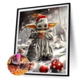 thumbnail image 1 of Cuadros Decorativos 5D DIY diamante pintura Full Square Drill Navidad Yoda mosaico (FF475) Tmvgtek embutido en tela, 1 of 8