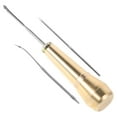 thumbnail image 1 of GOOHOCHY 1 Set Shoe Repair Tools and Equipment Ergonomic Awl Repair Tool Copper Assorted Color, 1 of 8