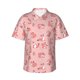 thumbnail image 1 of Fotbe Fox Camisa Hawaiana para Hombre Unisex – Camisa Casual de Verano con Botones de Manga Corta de Algodón y Lino,Small, 1 of 7