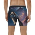 thumbnail image 4 of Easygdp Night Sky Wolf Men's Boxer Briefs Men’s Underwear Boxer Briefs for Men, 4 of 7