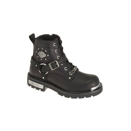 Harley Davidson Slip On Boots Harley-Davidson Women's Becky 5.5-Inch Black Leather Motorcycle Boots. D87048, Harley Davidson ()
