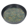 thumbnail image 3 of Tea Cup Tray, Decorative Tea Serving Tray Portable Alloy Complex Pattern Durable Lightweight  For Porch Blue,Black,Green, 3 of 8