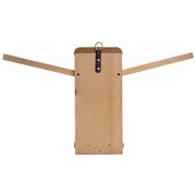 2 Side Open Bluebird House | Observation Nest Box with Clear Viewing Panel & Predator Guard | Hinged Easy-Clean Sides | 1 Pine Insulated Birdhouse | 1.5 Entry | Handcrafted in Maine, USA