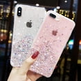 thumbnail image 2 of Funda de lujo con purpurina y estrellas para iPhone, carcasa suave y transparente de TPU para modelos 14, 13, 12, 11 Pro Max, X, Xs Max, XR, 6, 7, 8 Plus, 12 Mini Fivean unisex, 2 of 2