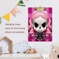 thumbnail image 6 of Coolnut Acrylic Clipboards with Low Profile Clip, A4 Standard Size 9" x 12.5" File Holder for Writing Drawing, Clip Boards for Doctors Offices, Skull Kawaii Pink Gifts, 6 of 7