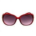 thumbnail image 2 of Only Moment Aviator Sunglasses for Women Ac Lens UV 400 Glasses Oversized Classic Trend Ladies Sunglasses Sparkling Large Frame Wine One Size, 2 of 2